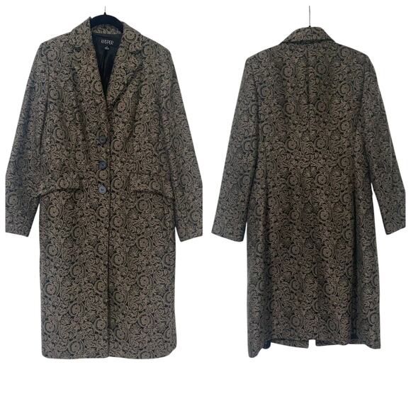 Kasper Jackets & Blazers - Brocade Print Coat by Kasper